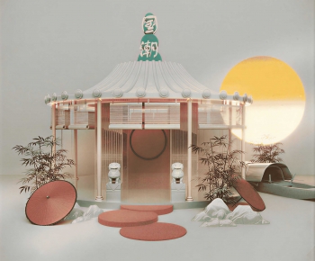 New Chinese Style Pavilion-ID:232513909