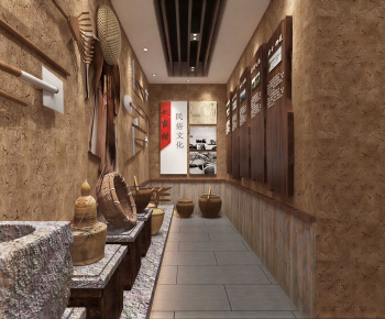 New Chinese Style Exhibition Hall-ID:237798935
