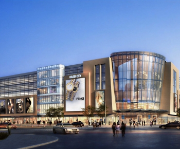 Modern Appearance Of Commercial Building-ID:813597924