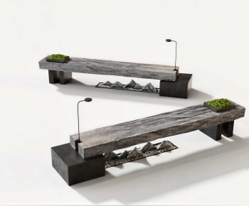 New Chinese Style Reception Desk-ID:641028974