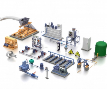 Modern Industrial Equipment-ID:738985065