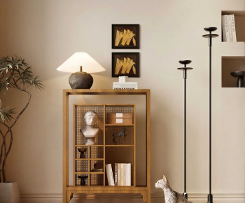 Wabi-sabi Style Decorative Cabinet-ID:567433122