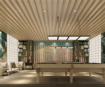 Japanese Style Billiard Room-ID:721453917