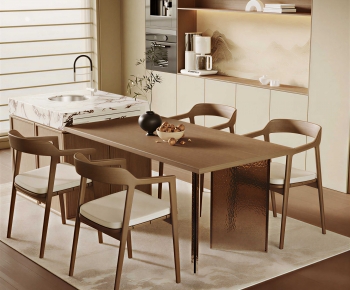 New Chinese Style Dining Table And Chairs-ID:349592923