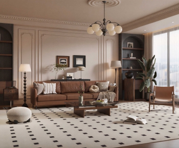 French Style A Living Room-ID:910219915