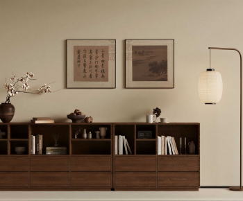 New Chinese Style Bookcase-ID:130408056