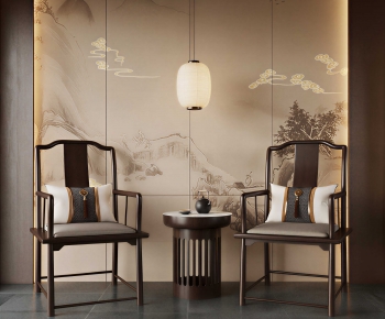 New Chinese Style Lounge Chair-ID:887373922