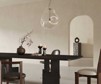 Wabi-sabi Style Dining Table And Chairs-ID:510767945