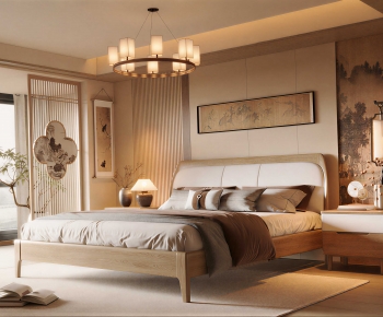 New Chinese Style Bedroom-ID:230932955