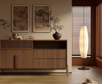 New Chinese Style Entrance Cabinet-ID:196888921