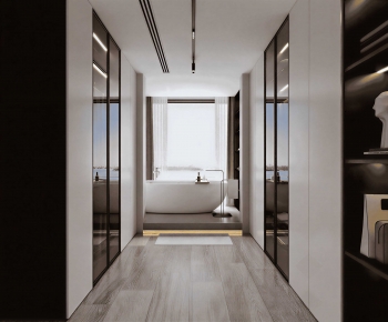 Modern Clothes Storage Area-ID:306461108