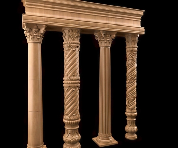 Modern Roman Pillar-ID:647643094