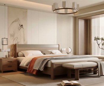New Chinese Style Bedroom-ID:864948991