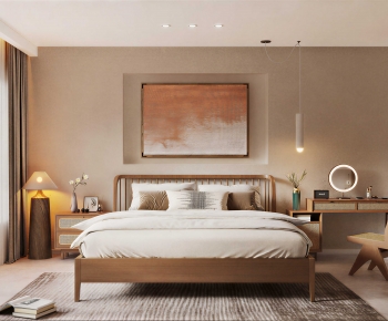 Wabi-sabi Style Bedroom-ID:101530617