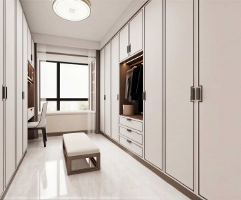 New Chinese Style Clothes Storage Area-ID:612441069