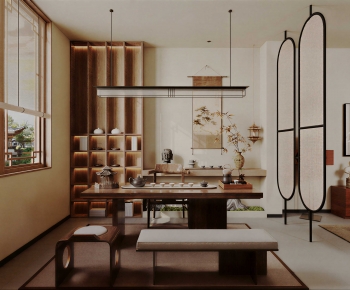 New Chinese Style Tea House-ID:880857946