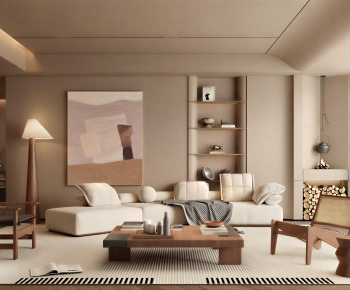 Wabi-sabi Style A Living Room-ID:770086059