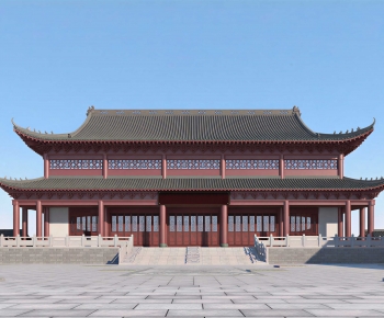 Chinese Style Ancient Architectural Buildings-ID:600330876