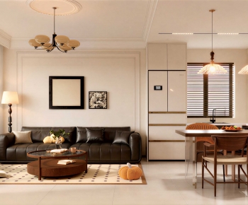 French Style A Living Room-ID:428981073