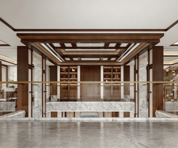 New Chinese Style Hallway-ID:903235918