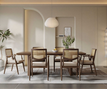 Wabi-sabi Style Dining Room-ID:227078913