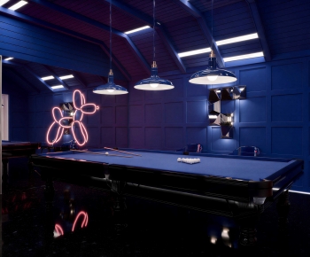 Modern Billiard Room-ID:555933954