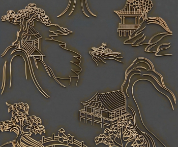 New Chinese Style Wall Decoration-ID:719213961