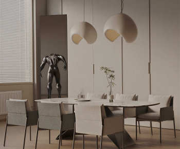 Modern Dining Table And Chairs-ID:254352094