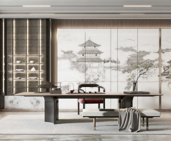 New Chinese Style Tea House-ID:147149676