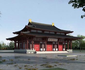 Chinese Style Ancient Architectural Buildings-ID:900295975