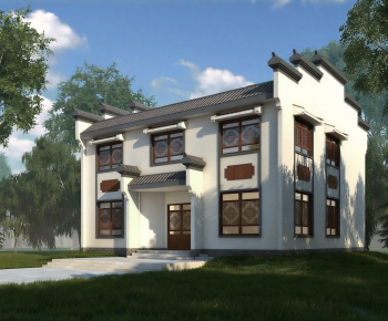 New Chinese Style Residential Building-ID:705037126