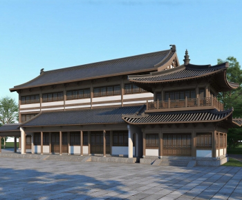 New Chinese Style Ancient Architectural Buildings-ID:353559023