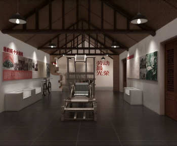 New Chinese Style Exhibition Hall-ID:936451056