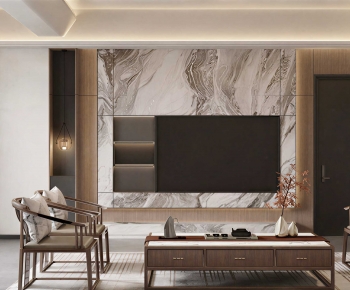 Modern A Living Room-ID:756634956