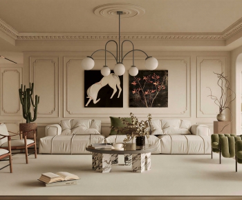 French Style A Living Room-ID:535680066