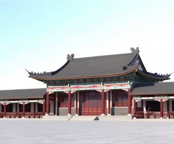 Chinese Style Ancient Architectural Buildings-ID:380018007