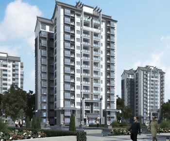 Modern Residential Building-ID:425585998