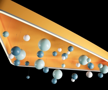 Modern Suspended Ceiling-ID:371129049