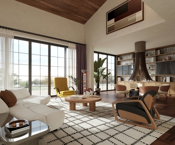 Modern A Living Room-ID:540707119