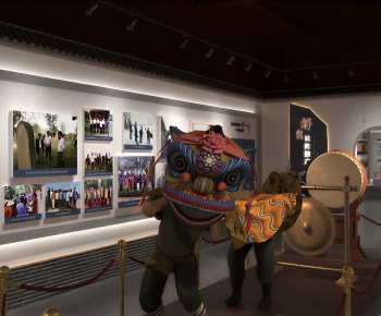 New Chinese Style Exhibition Hall-ID:920214894