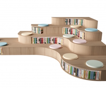 Modern Bookshelf-ID:676465036