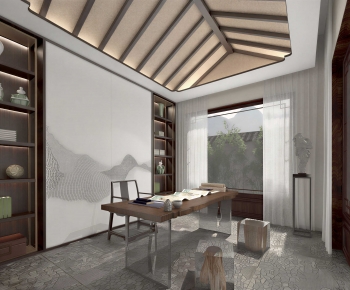 New Chinese Style Study Space-ID:947103983