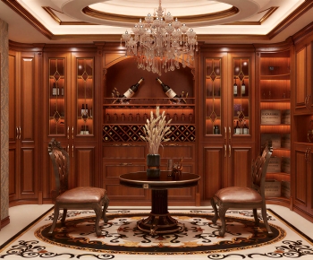 European Style Wine Cellar/Wine Tasting Room-ID:795066123