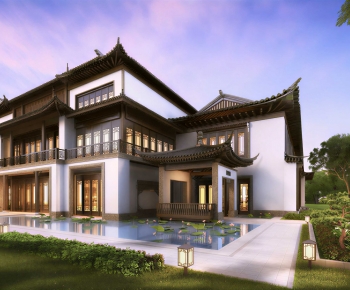 Chinese Style Detached Villa-ID:445380933
