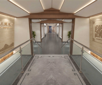 New Chinese Style Exhibition Hall-ID:232754951