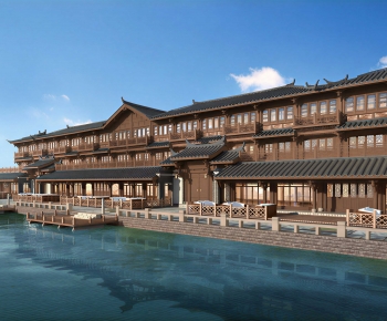 Chinese Style Ancient Architectural Buildings-ID:467309951