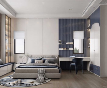 Modern Boy's Room And Son's Room-ID:580244068