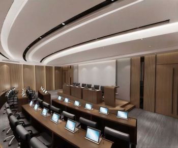 New Chinese Style Office Lecture Hall-ID:243247034