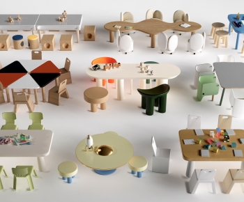 Modern Children's Table/chair-ID:377750474