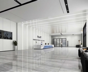 Modern Office Reception Desk-ID:450433977